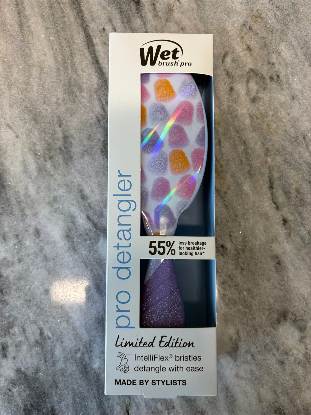 Wet Brush Pro Detangler Limited Edition - Purple Multi